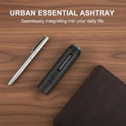 Portable Car Ashtray No-Fall Ash Control Tool For Vehicles Lazy Person's Smoking Accessory Spill-Proof & Easy Clean Design
